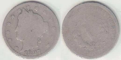 1897 USA 5 Cents (Liberty Head) A001549